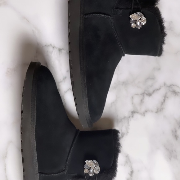 Mini Bailey UGG with Gem-Black - Picture 5 of 10